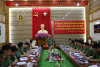 Đồng chí Trung tướng Đường Minh Hưng - Cục trưởng Cục An ninh kinh tế, Bộ Công an phát biểu tại buổi làm việc