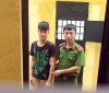 Đối tượng Đinh Văn Tuấn tại cơ quan Công an