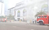 Thực tập phương án chữa cháy tại Vincom Plaza Móng Cái.