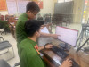 Công an phường Liên Hòa khẩn trương chuẩn hóa dữ liệu thôn, khu sau sáp nhập