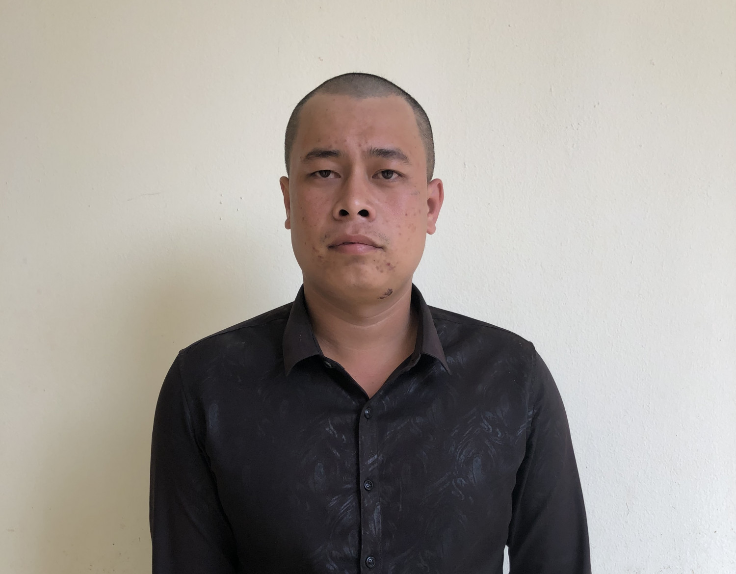 Đối tượng Đinh Văn Trung tại cơ quan điều tra