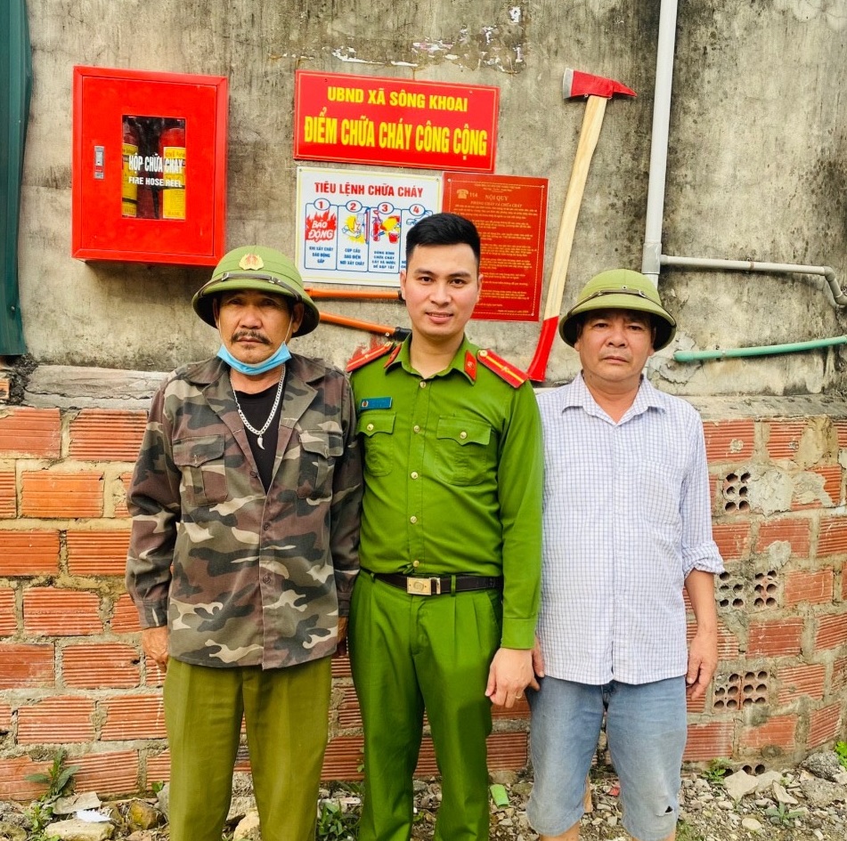 Điểm chữa cháy công cộng trên địa bàn xã Sông Khoai