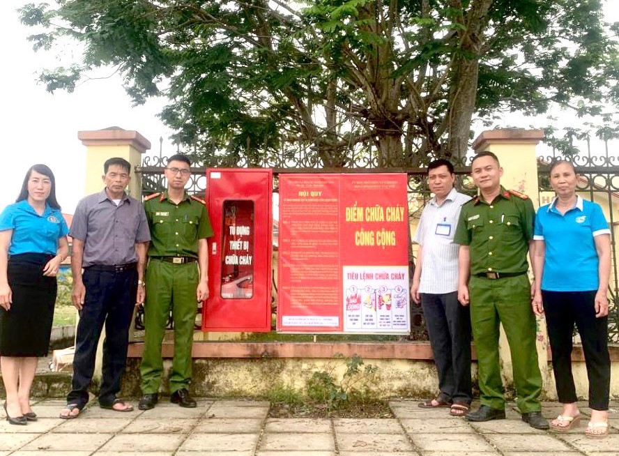 “Điểm chữa cháy công cộng” tại khu vực xóm 3, thôn 2,xã Cẩm Hải