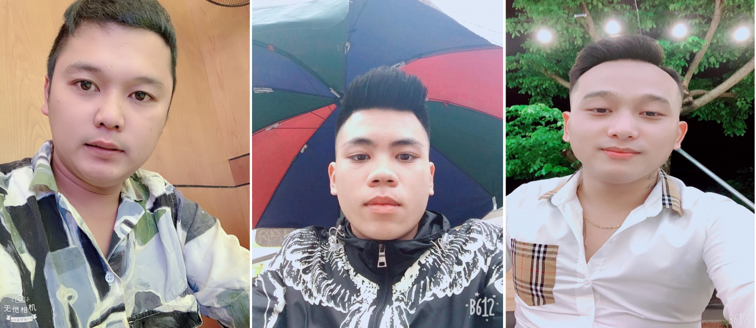 Các đối tượng Đinh Trọng Hào, Trịnh Tuấn Dương, Lê Văn Khánh (từ trái sang phải)