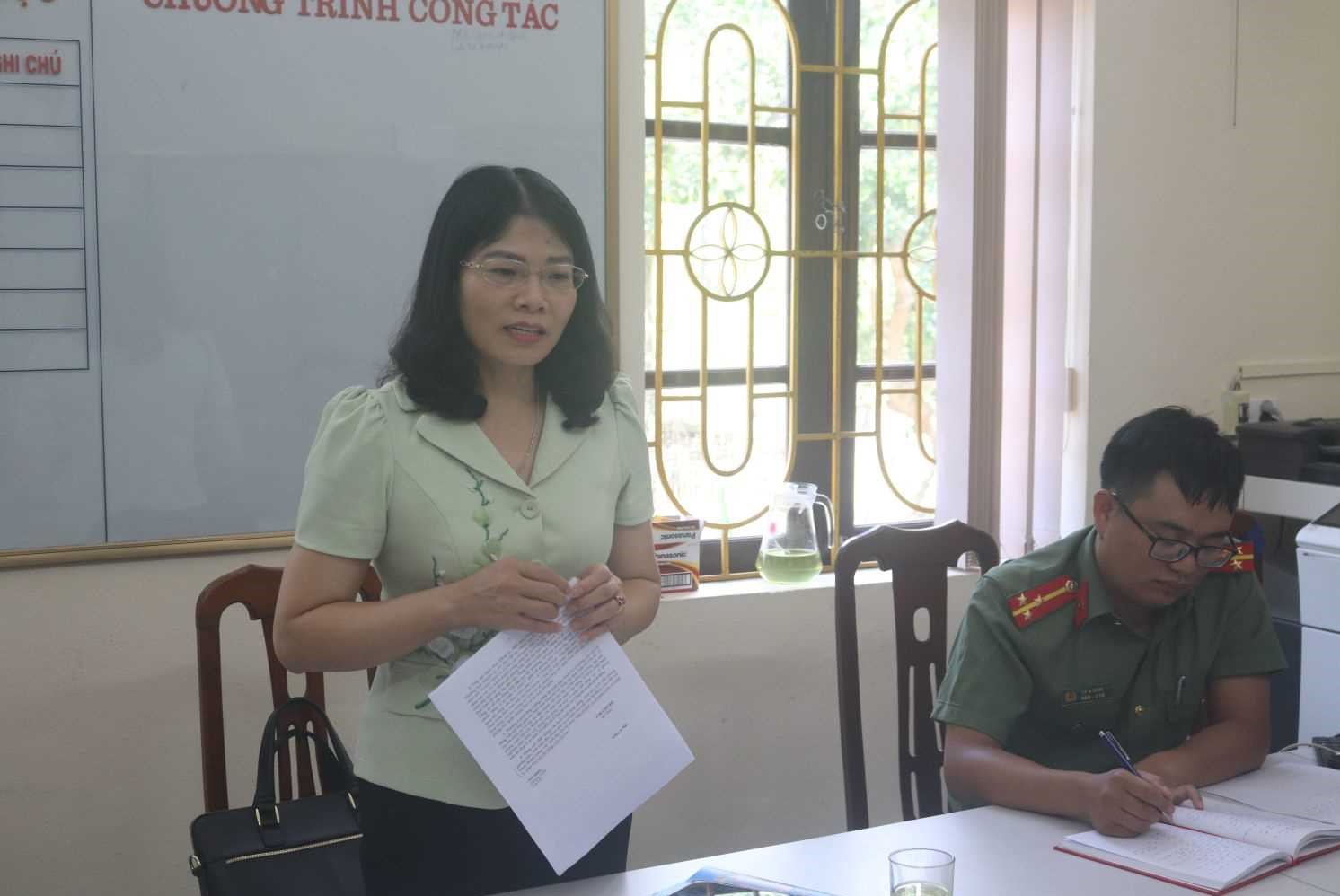 dong chi do thi ninh huong tinh uy vien bi thu huyen uy phat bieu y kien tai buoi sinh hoat chi bo an ninh dang uy cong an huyen
