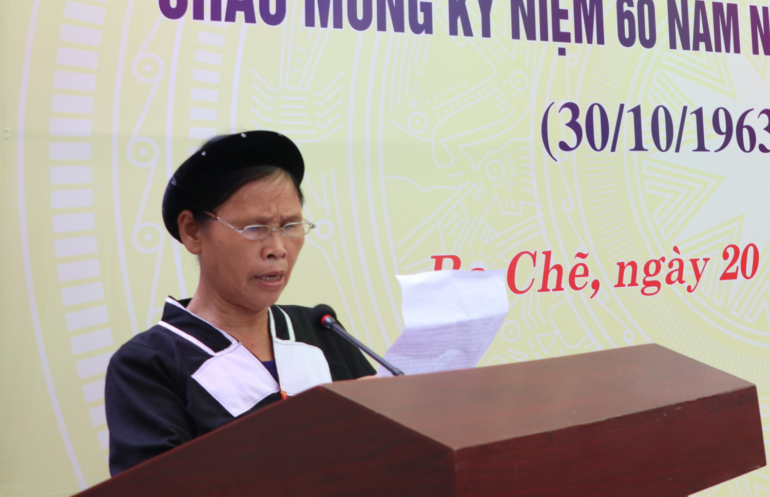 dai dien cac ho gia dinh phat bieu tai buoi le