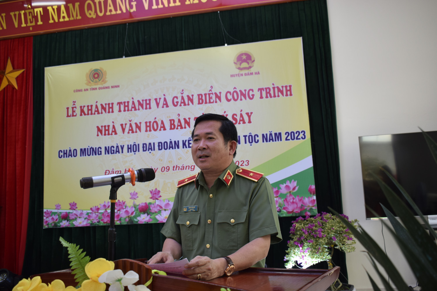 thieu tuong dinh van noi phat bieu tai le khanh thanh