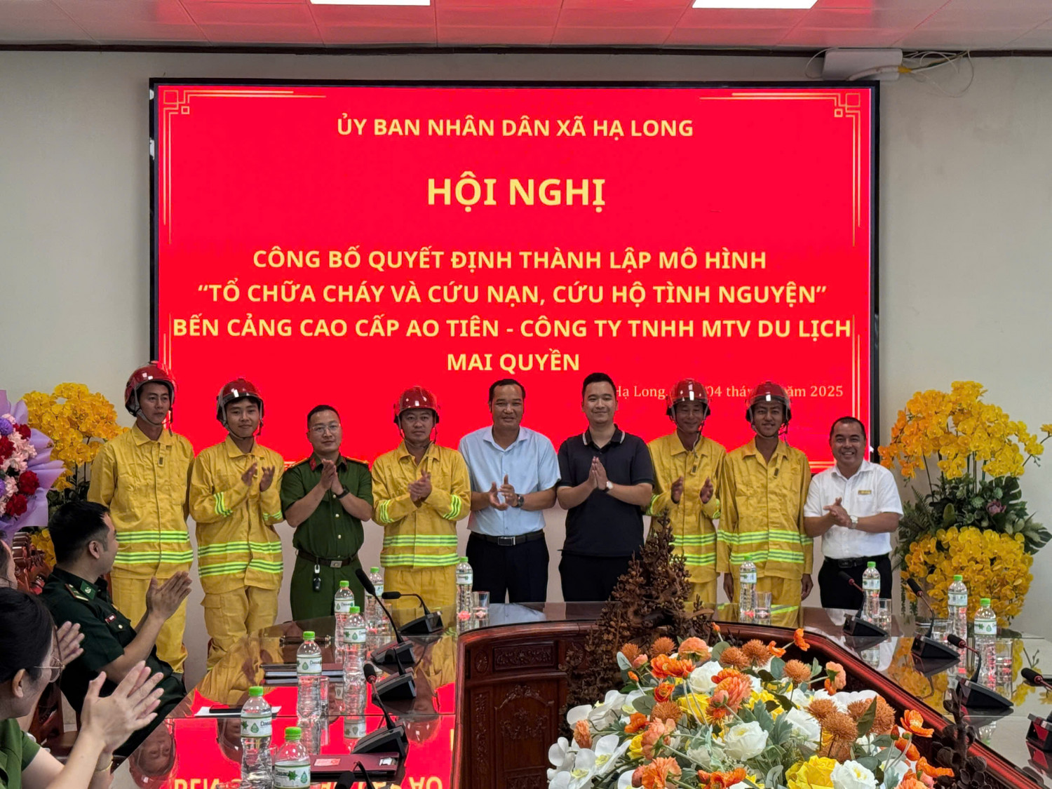 Tổ chữa cháy và cứu nạn, cứu hộ tình nguyện ra mắt