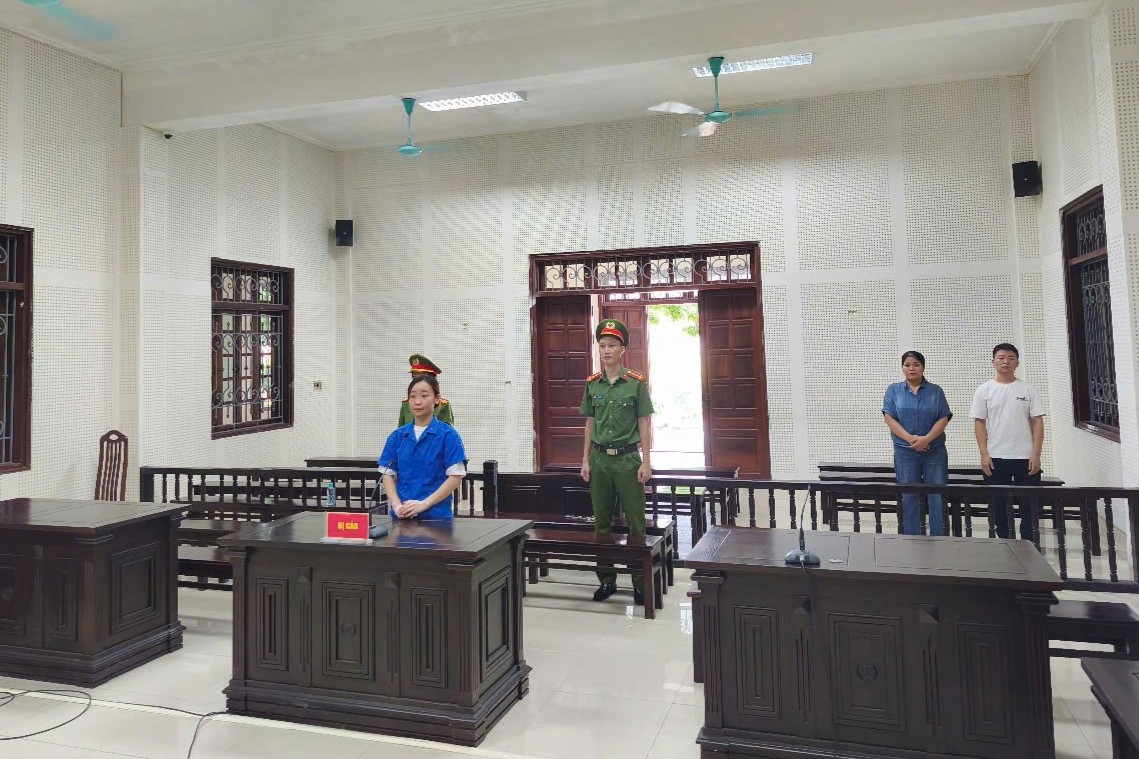 Bị cáo Wang Wei tại phiên toà