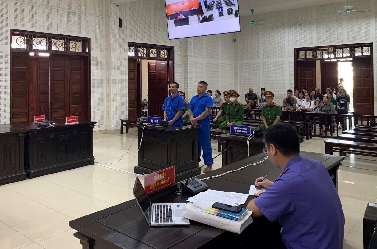 Bị cáo tại phiên toà